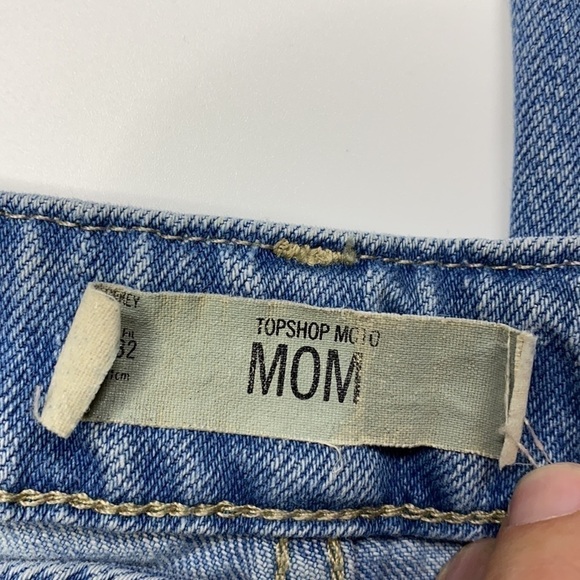 Topshop Moto High Waisted Mom Jeans W26xL32 - Picture 14 of 16